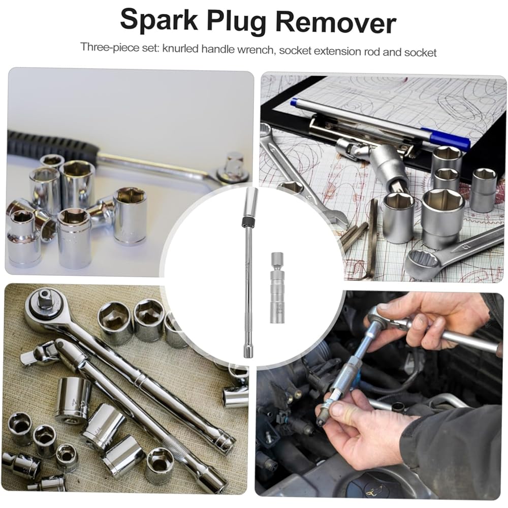 FAVOMOTO 6pcs Socket Wrench Spark Plug Socket Spark Plug Tool Socket Spark Plug Spanner Tool Spark Plug Remover Spark Plug Installer Tool Accessories Rotating Socket