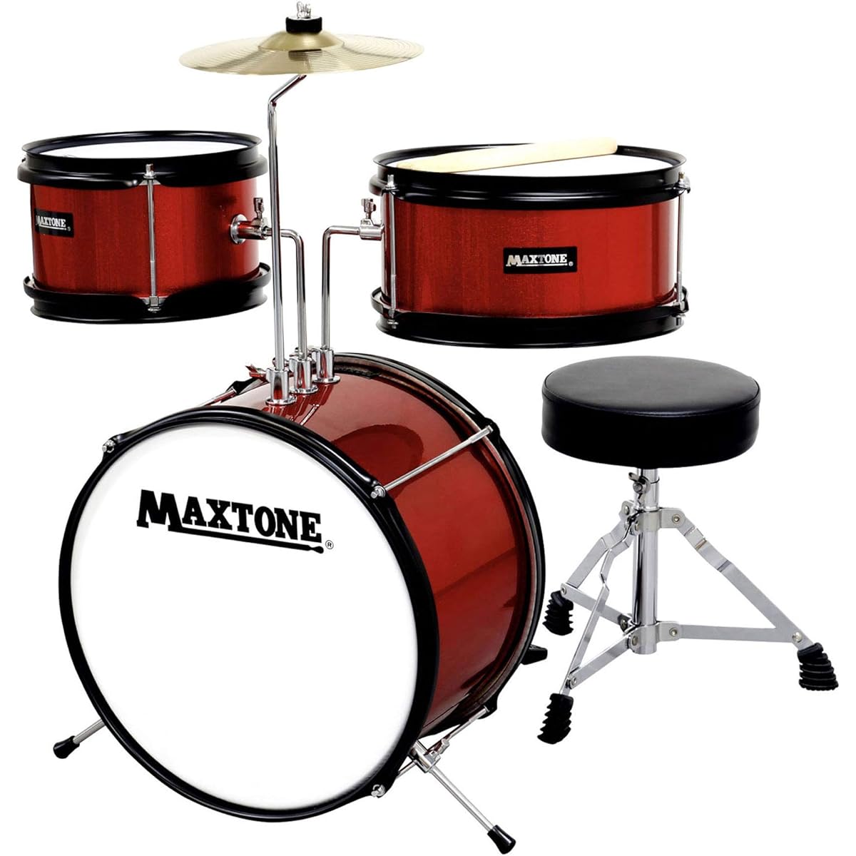 MAXTONE Junior Drum Set MX-60 Red
