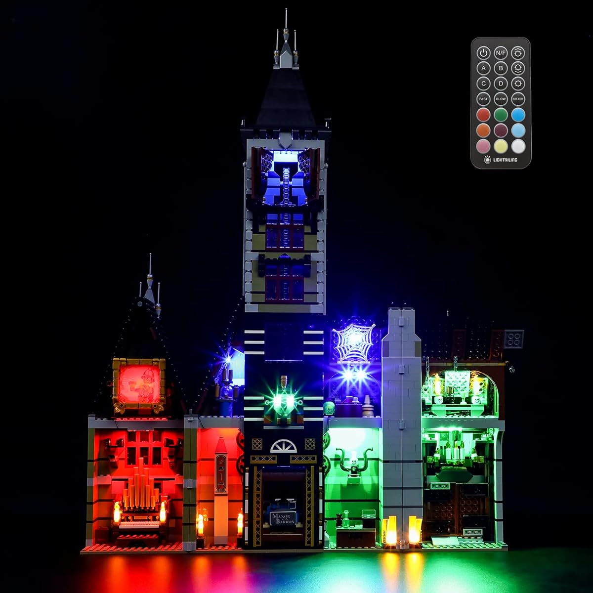 Lightailing LED Light Set for (Haunted House Building Blocks Model) - LED Light Kit Compatible with Lego 10273 (NOT Included)
