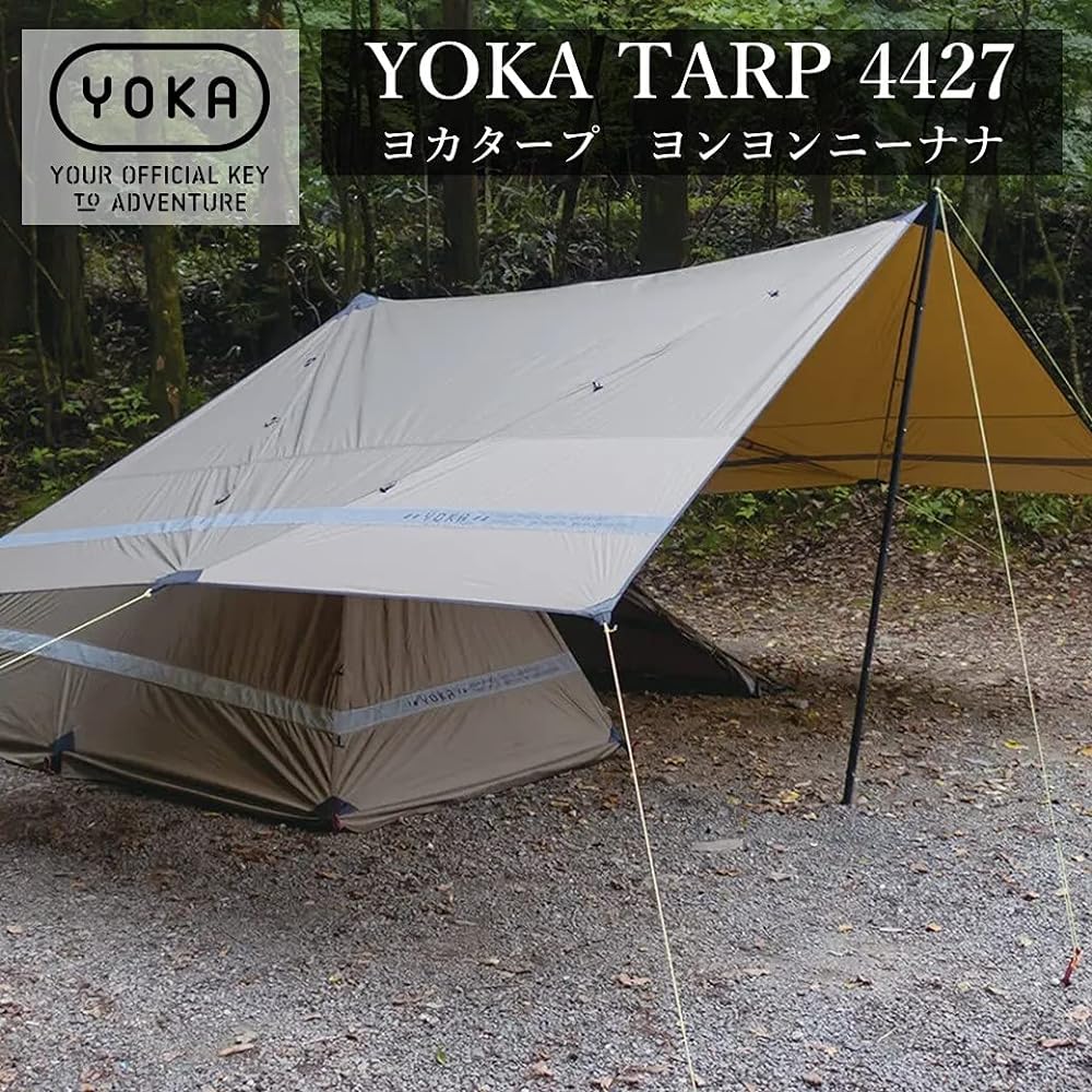 YOKA TARP 4427 (Yoka Tarp Yon Yong Ni Nana) 4.4x2.7m YOKA TIPI Connected Simple-shaped Tarp