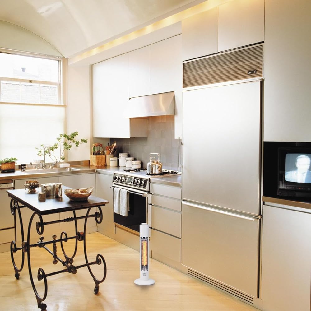 Aladdin Electric Stove Far Infrared Graphite Heater 400W White AEH-G425N-W