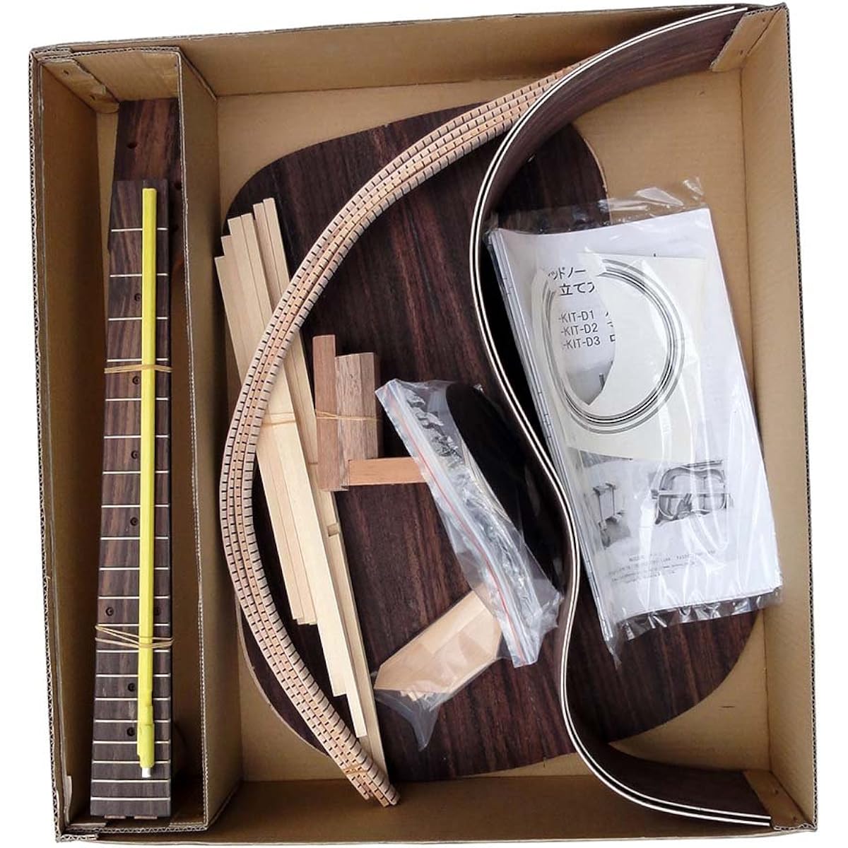 HOSCO Dreadnought Acoustic Guitar Kit Rosewood Back & Sides GR-KIT-D3