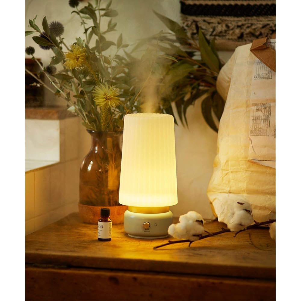 BRUNO Ultrasonic Aroma Humidifier Tabletop Small Compact Ultrasonic Style Stylish Cute Stylish Bedroom Popular Antibacterial Interior Stylish Light Includes Light Throat Care 3 Tatami LAMP MIST Green GR BOE079-GR 7760772