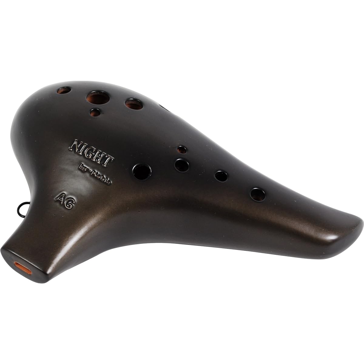 NIGHT by Noble Night Ocarina Alto F Tone N/N-AFMBM Metal Black Matte