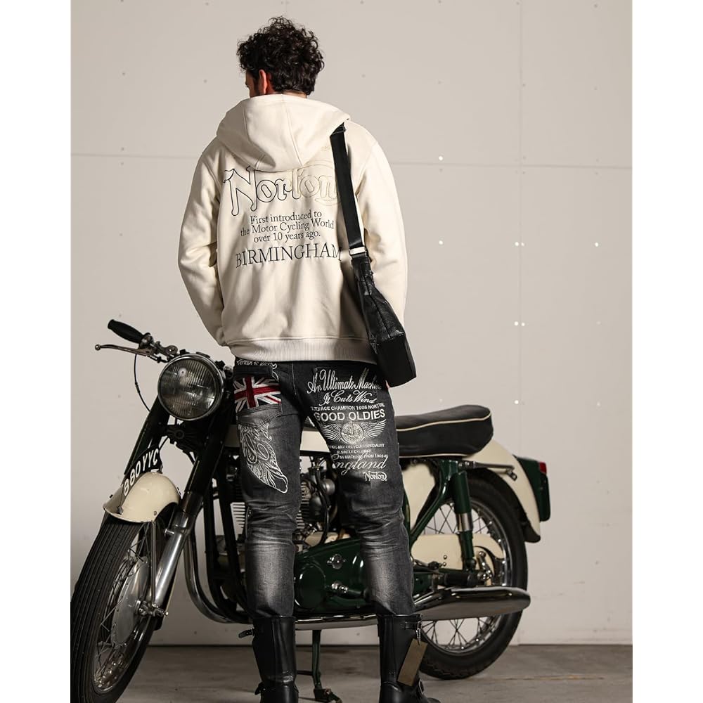 [Norton] Back Boa Police Suede Zip Parka 233N1310