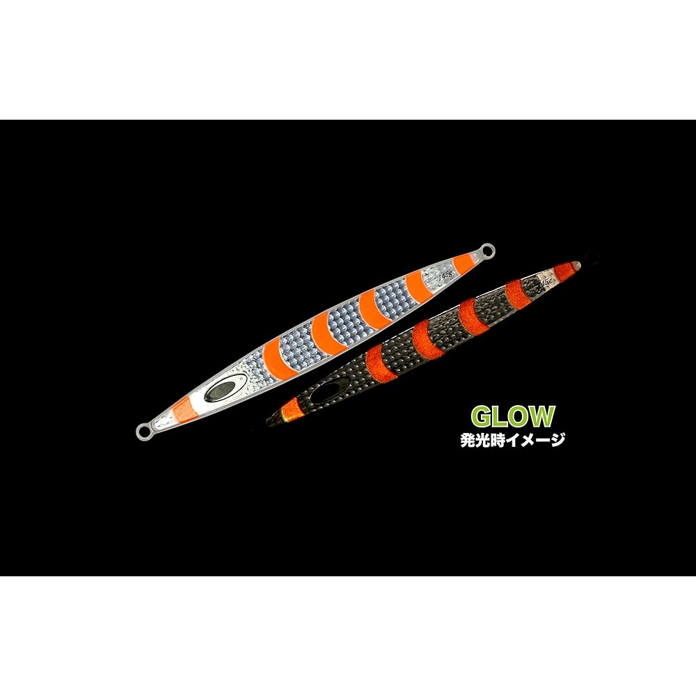 NatureBoys Metal Jig Metal Jig Swim Rider Short SS1125-19K Nakui Glow Orange 125g
