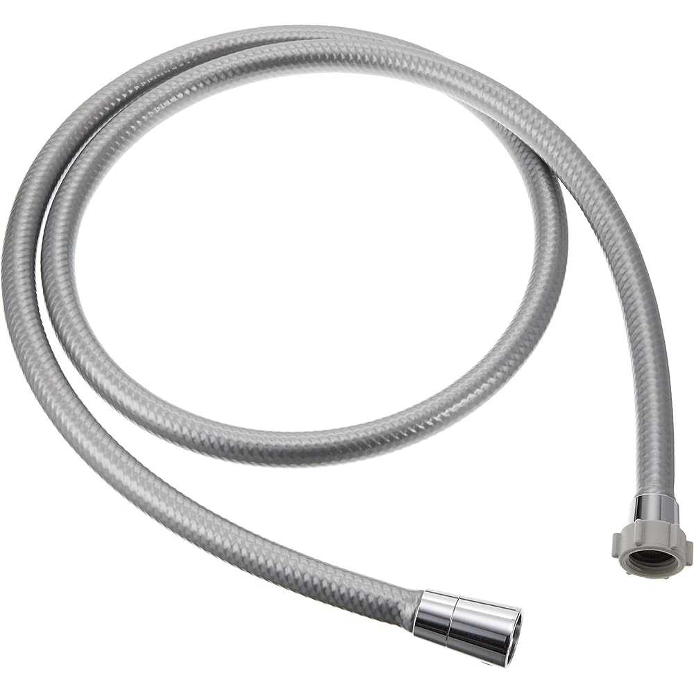 LIXIL INAX Shower Hose Metallic Silver Hose 1.5m A-4215