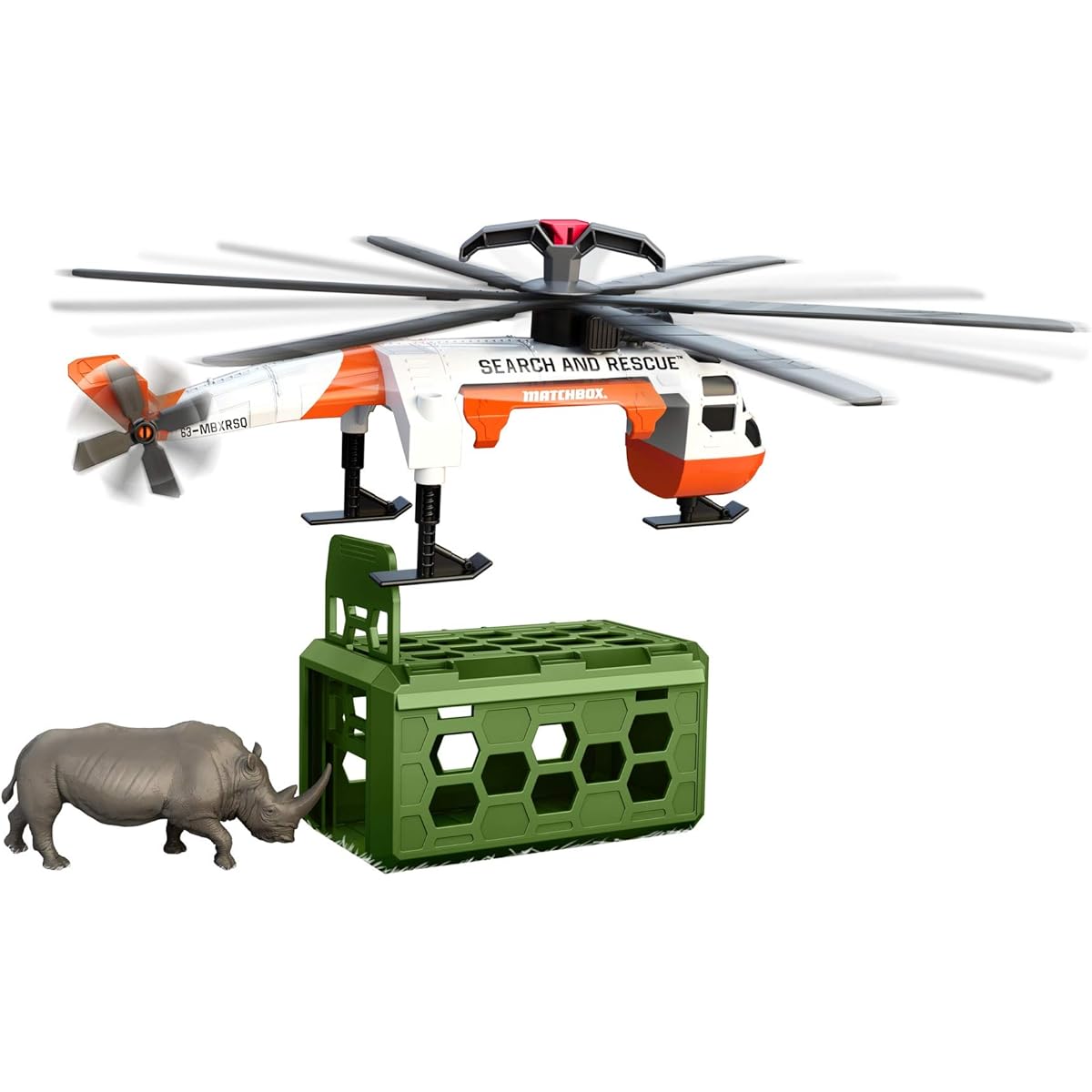 Matchbox Rescue Adventure Set Safari Rescue with Vehicles and Animal Figures