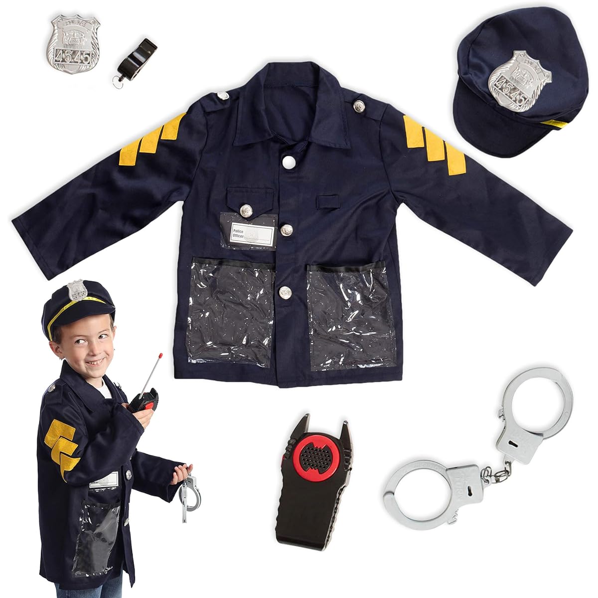 DRESS 2 Play Pretend Costume Dress Up Set with Accessories for Kids