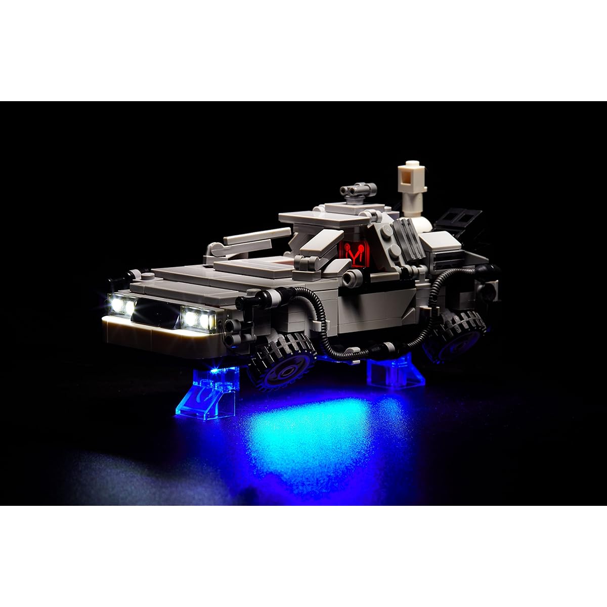 Brick Loot Lighting Kit for your Lego Delorean Time Machine Set 21103 Set (LEGO Set Not Included)