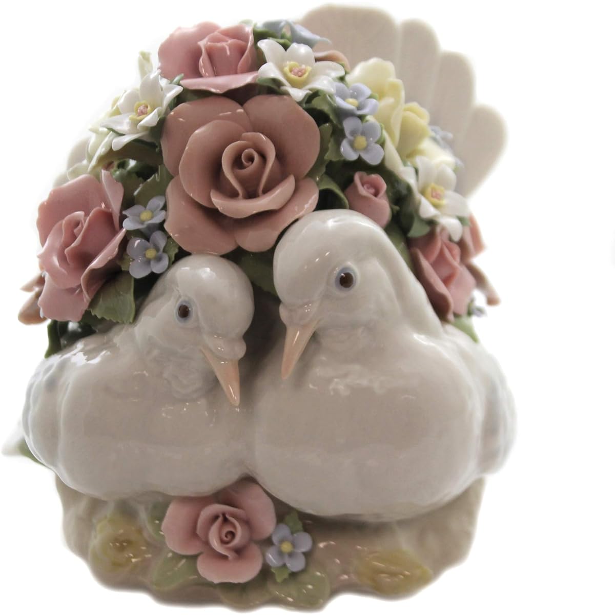 Cosmos Gifts 80000 Love Bird Music Box Black