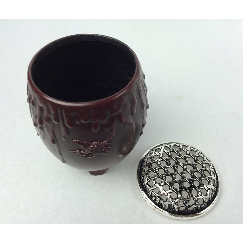 Oda Yuki bronze incense burner Unzuru 74-10