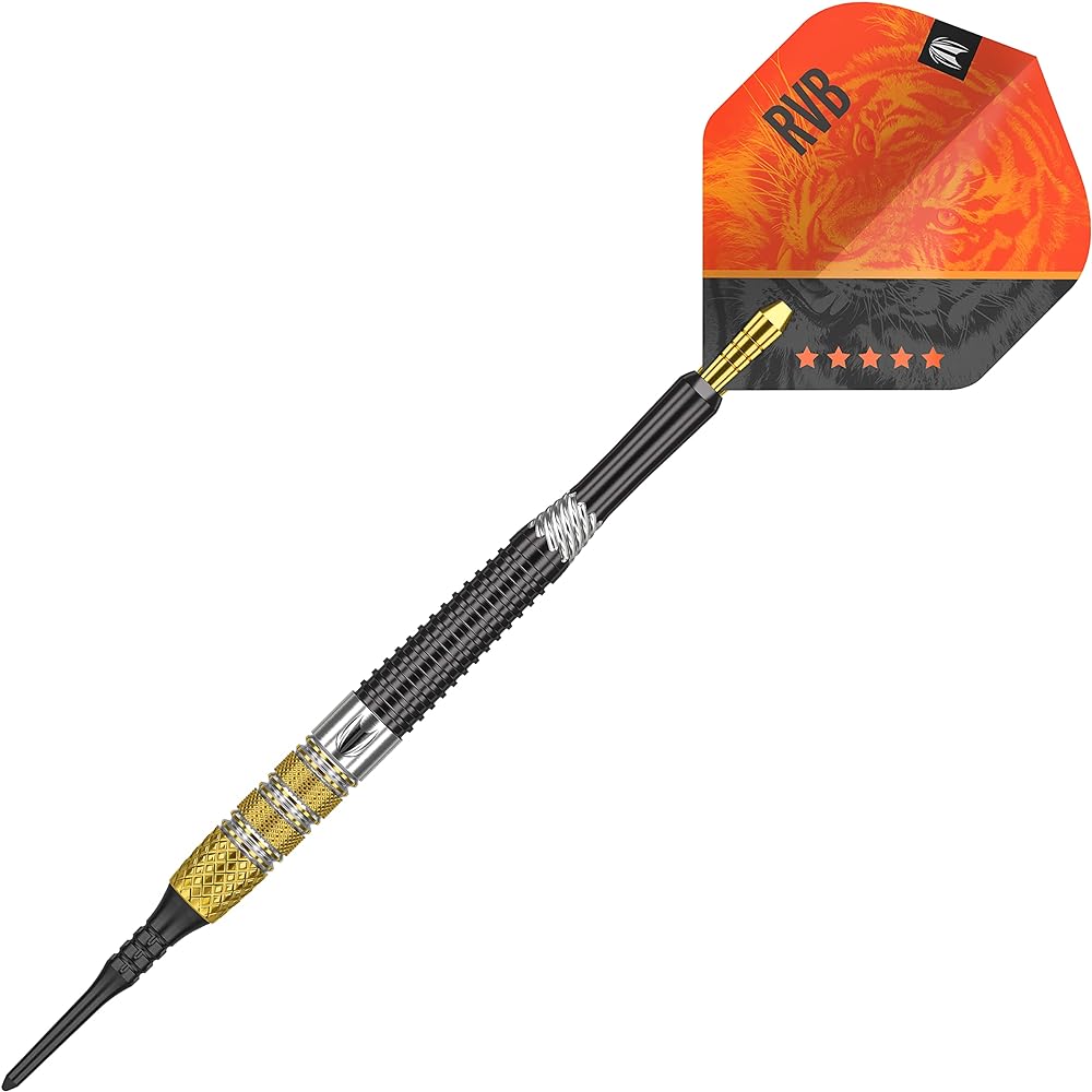 Target Darts Raymond van Barneveld RVB 95 Gen 4 20G 95% Tungsten Soft Tip Dart Set