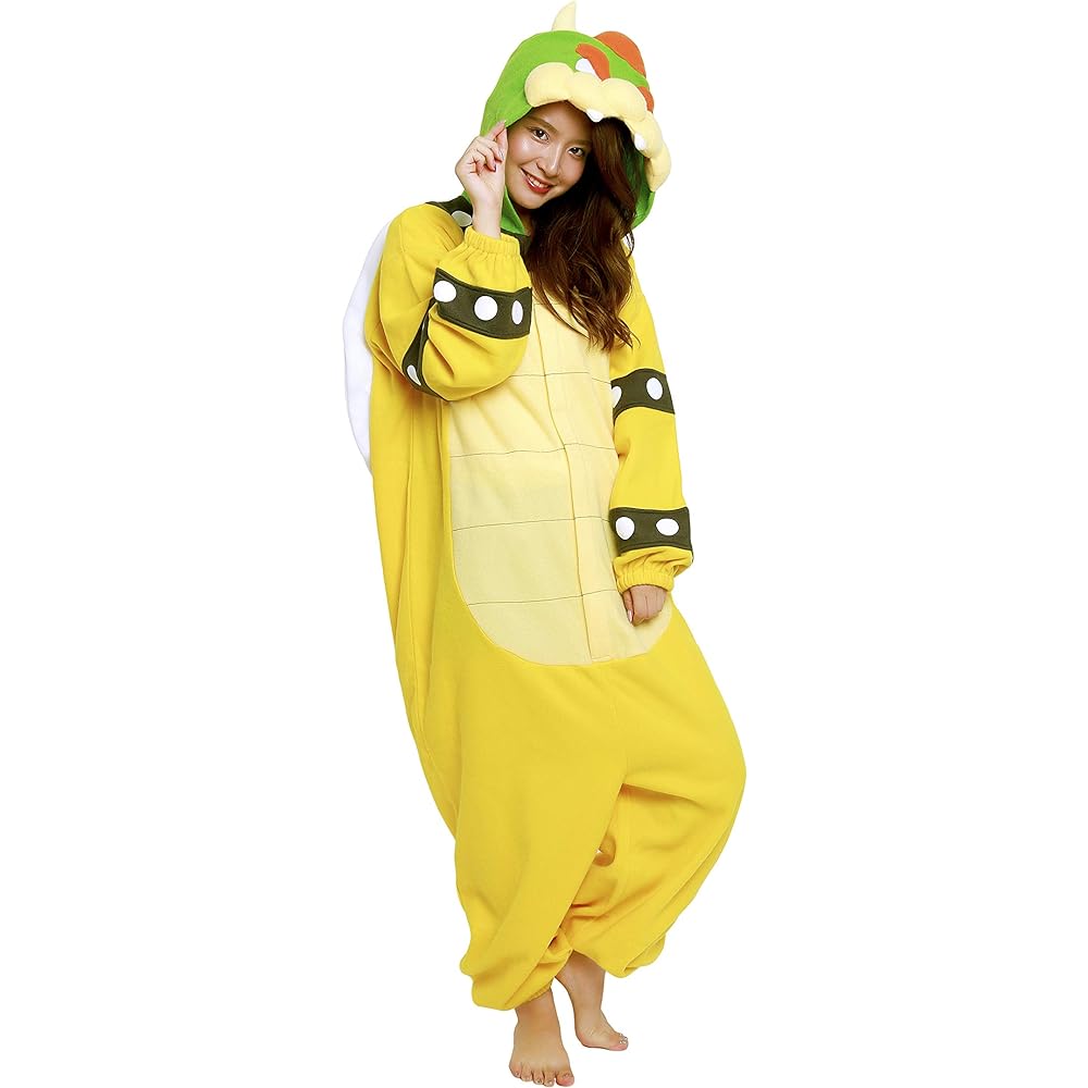 SAZAC Character Fleece Kigurumi Super Mario Bowser