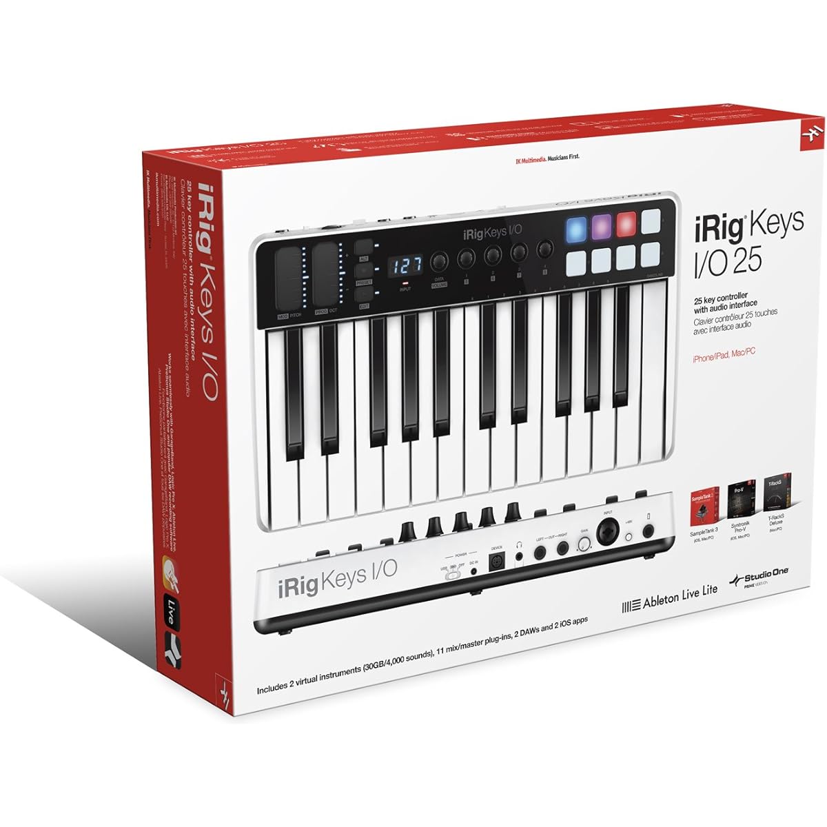 IK Multimedia iRig Keys I/O 25 Audio Interface & MIDI Keyboard [Domestic genuine product]