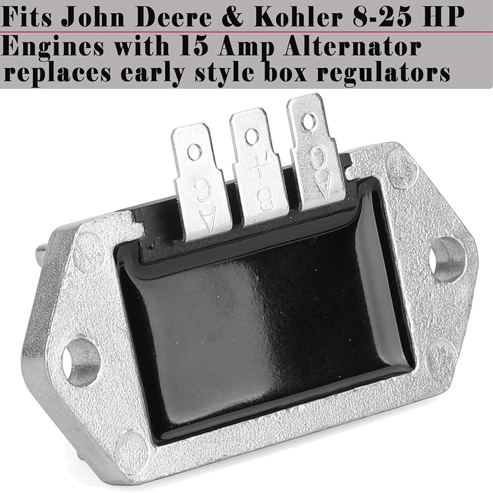 Voltage Regulator Rectifier Kohler 41 403 10-S 41 403 09-S 25 403 03-S Kohler 8-25 HP Engine Rectifier Regulator for Kohler 21066-7017 AM102596 234279 257503S 41403 09