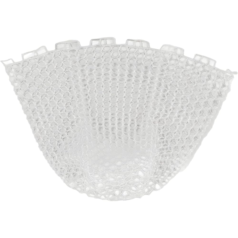 Tamo Net 55cm Large Tamo Net Rubber Net Landing Net Spare Net Replacement Net Iso Replacement Net Fishing Net Fishing Sea Fishing Compact Folding Lightweight & Portable White