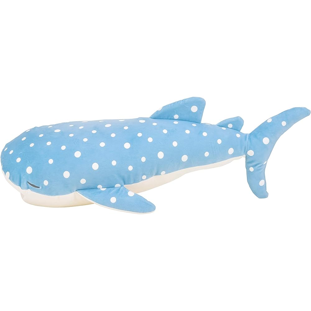 Ribuhaato Body Pillow Premium Nemunemu Animals Kamukamusu Jinbee-san the Shark BIG Size (Total Length Approx. 100cm) Fluffy Chewy 78108-62