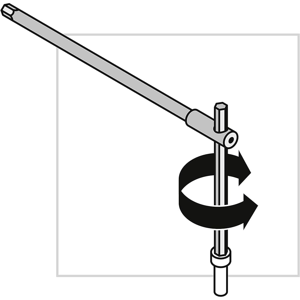 PB sliding hexagonal wrench 10mm 1204-10