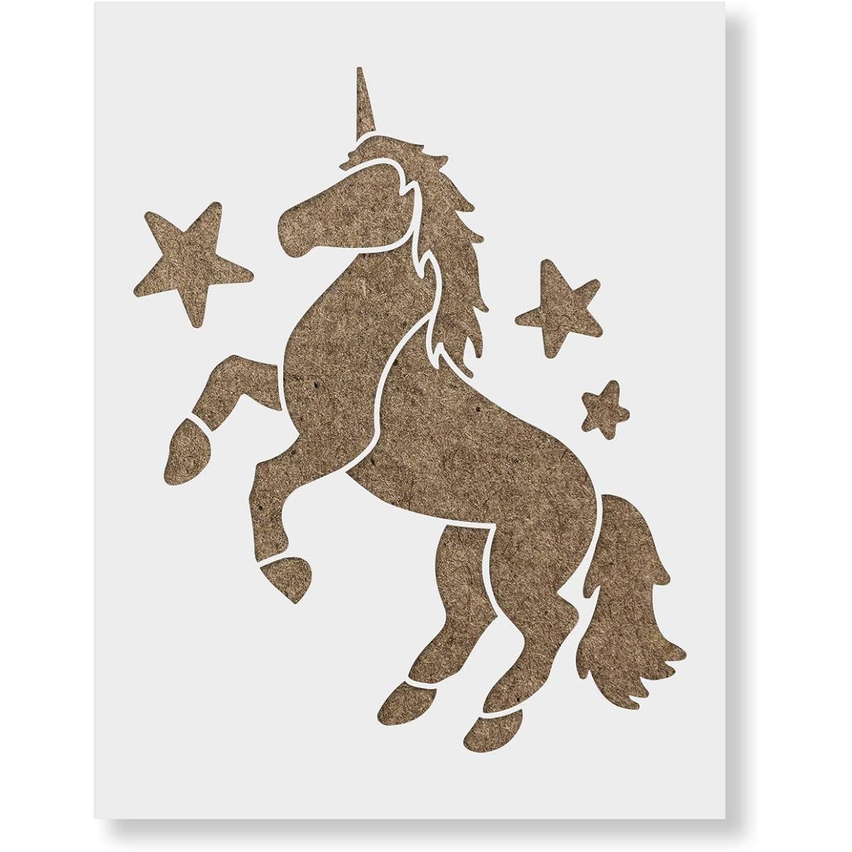 Unicorn Stencils Reusable Stencils for Painting Mylar Stencils for Crafts and Decoration