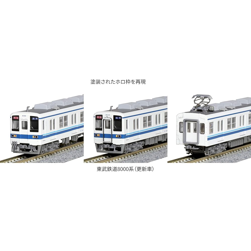 KATO N Gauge Tobu Railway 8000 Series Updated Car 4-Car Addition Set 10-1648 Railway Model Train