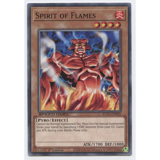 Spirit of Flames - SGX1-ENH05 - Common - 1st Edition