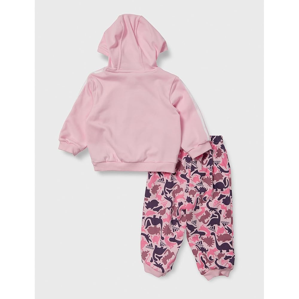 [Adidas] Top and Bottom Set Kids Dino Camo Allover Print French Terry Jogger Set EUR86