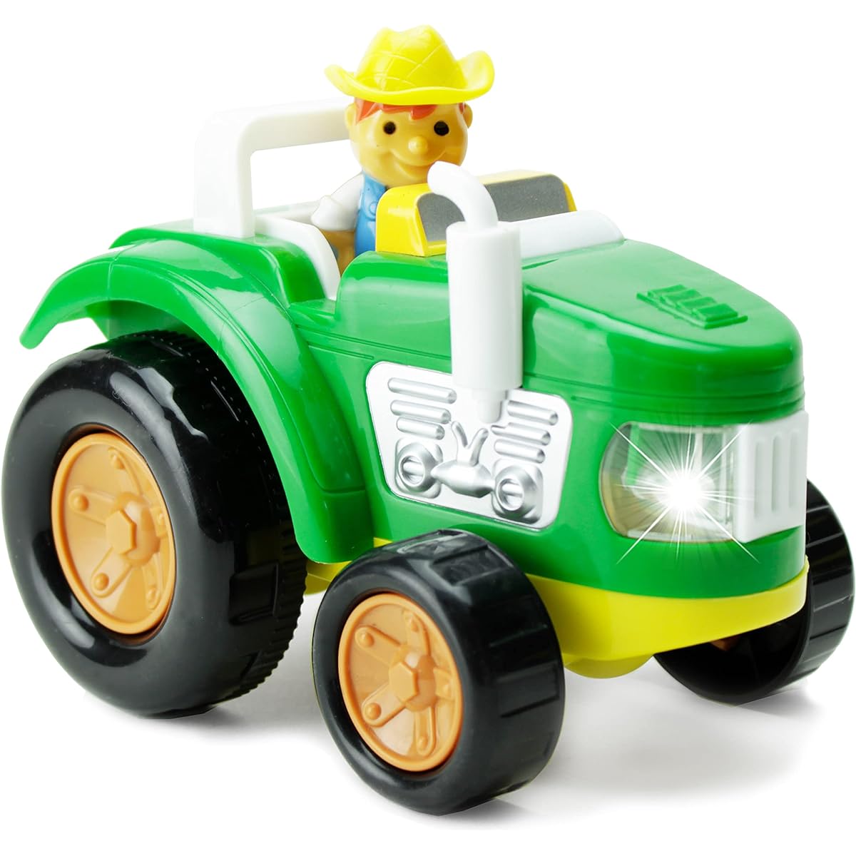 Boley Farm Tractor Toy with Lights and Sounds Educational Toy for Toddlers Pretend Play