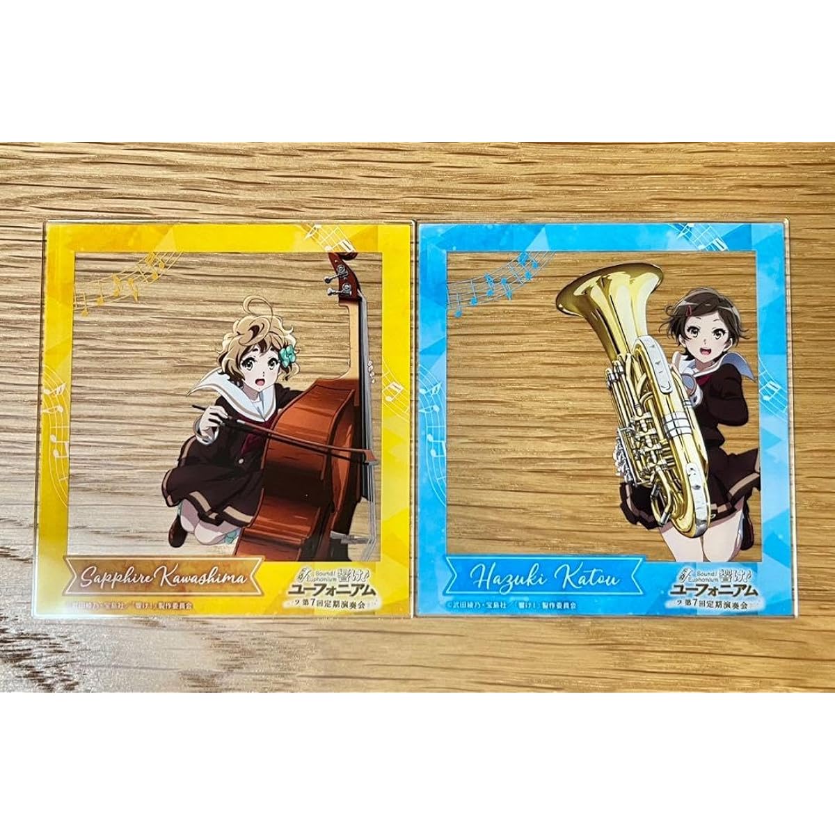 Sound Euphonium 7th Regular Concert Acrylic Clear Card Midori Ki/Hazuki