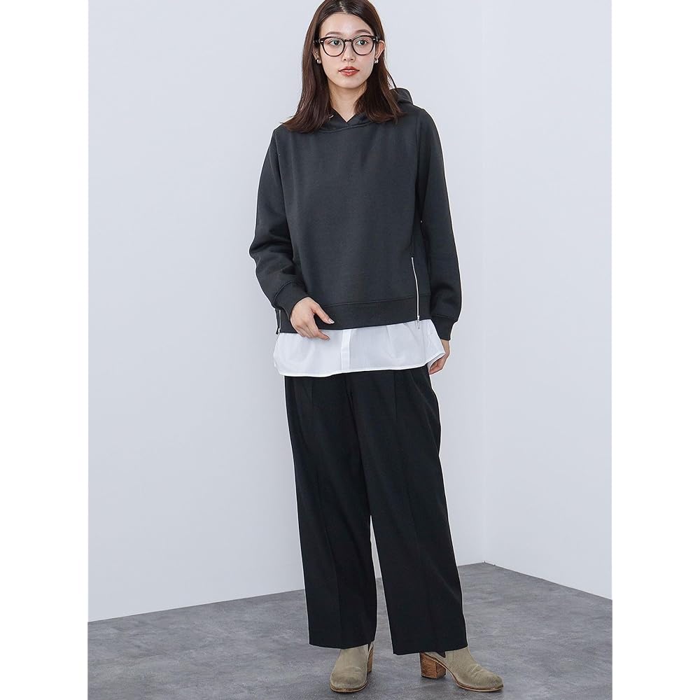 [Beams Heart] Women's Sweatshirt, Fleece Combination Hoodie