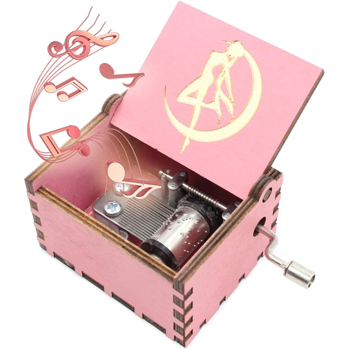 ukebobo Wooden Music Box Sailor M Music Box Sailor M Gift Plays Sailor Theme Song 1 Set