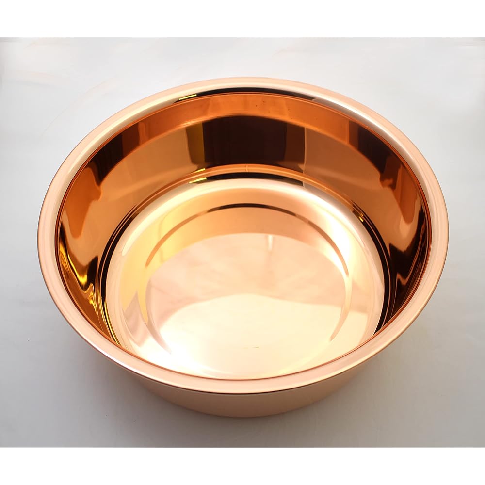 Shinko Metal Made in Japan Pure Copper Washing Tub 30cm Gift Wrapping Specification
