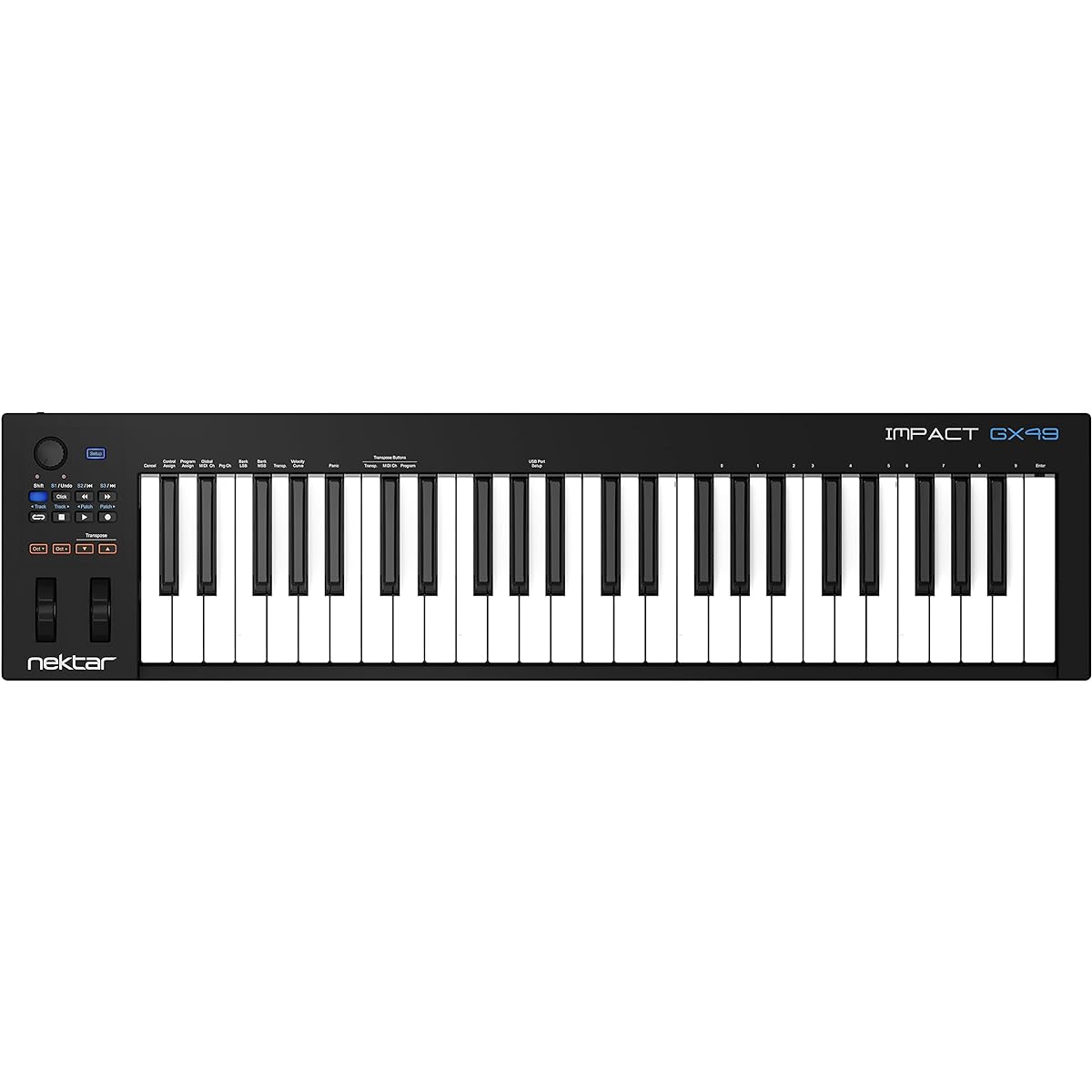 Nektar Technology IMPACT GX49 DAW linked MIDI keyboard controller with transport button/MIDI control function [Domestic genuine product]