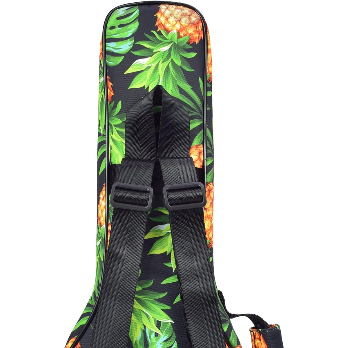 CLOUDMUSIC Ukulele Case Hawaii Pineapple Ukulele Backpack 10mm Padded (Concert)