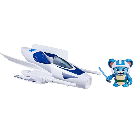 STAR WARS Jedi Pilot Nub 4" Scale Action Figure & Star Wars Ship Toy Preschool Toys for 3 Years Old Boys and Girls