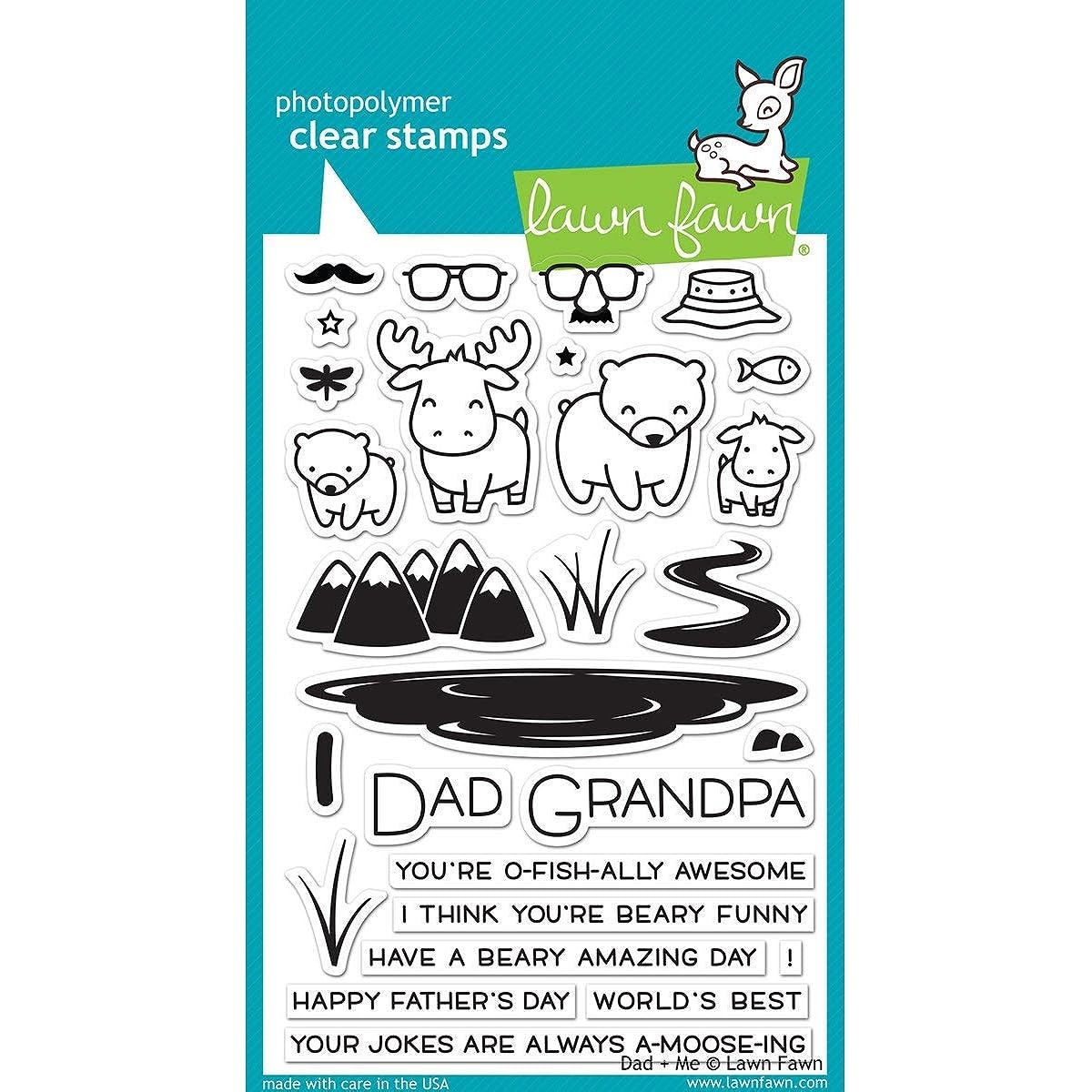 Grass Fawn Clear Stamps - Dad + Me Stamps
