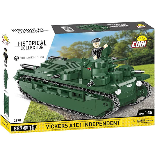 'Cobi Historical Collection #2990 Vickers A1E1 Independent (British Army) 1/35 scale