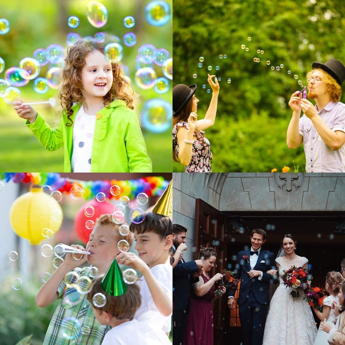 GIFTEXPRESS 4.2" Gold Heart Bubble Wands Party Favors Wedding Supplies for Valentine's Day/Party/Anniversary (96pcs)