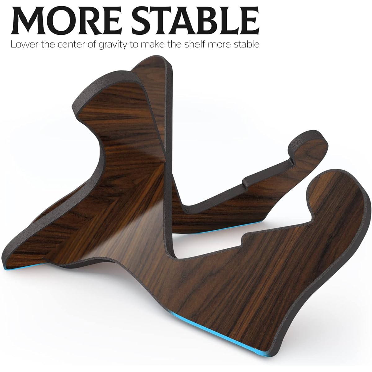 Guitar Stand Wooden Guitar Stand Portable Folding Instrument Holder for Acoustic Classic Electric Bass Guitar (Black Walnut)