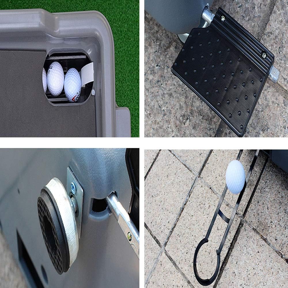 Alice in the Land of Miscellaneous Goods Pedal Type Home Garden Golf Practice Semi-Automatic Ball Dispenser Dispenser Golf Golf Ball Ball Distributing Machine [Parallel Import]