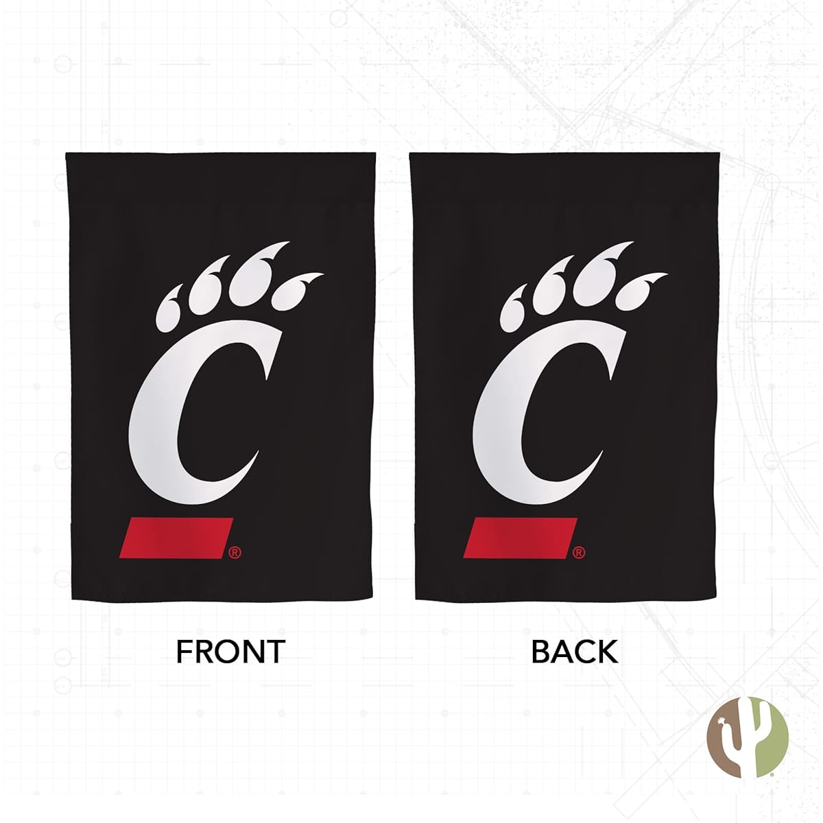 University of Cincinnati Garden Flag Bearcats UC Banner 100% Polyester (Design A)