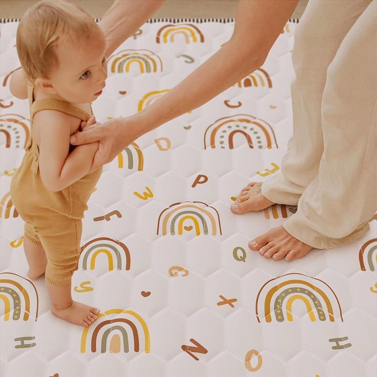 Rainbow Playmat 79X71