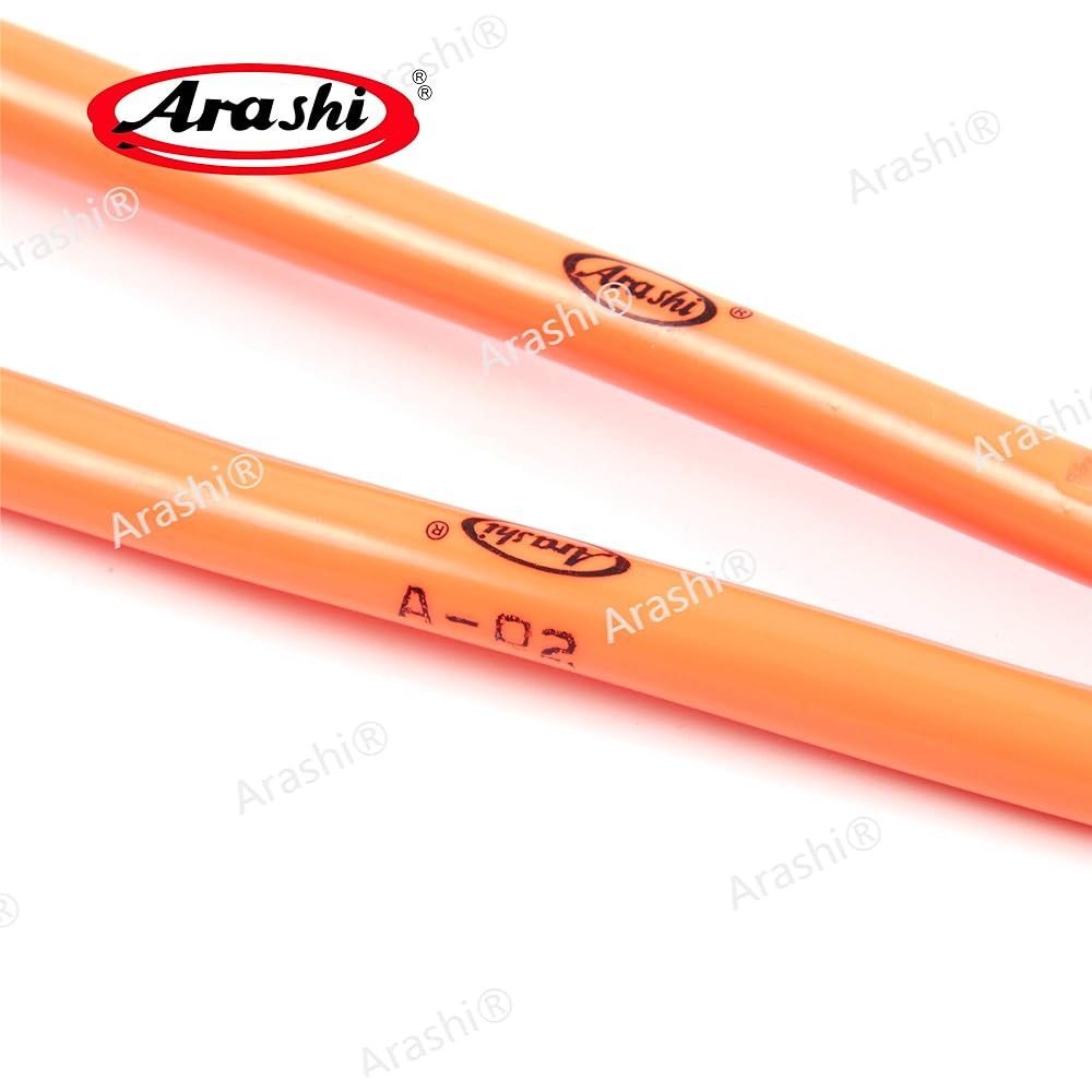 Arashi Throttle Cable and Clutch Cable Fits Honda CBR600RR 2007-2012 Motorcycle Replacement Accessories Orange