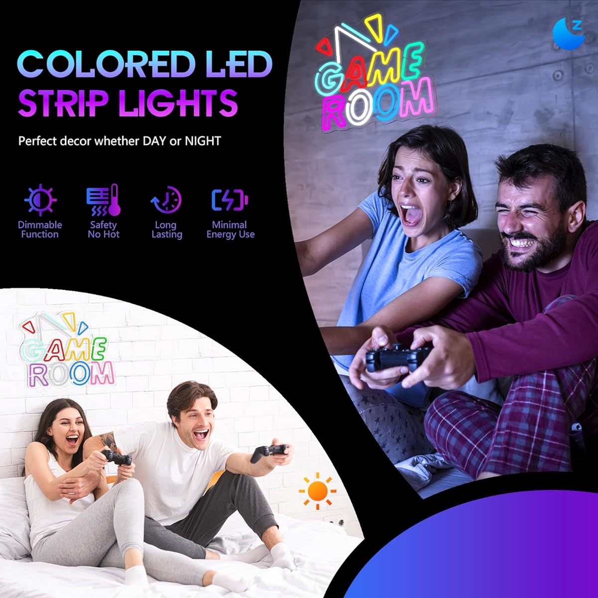 Gaming neon sign-GAME ROOM