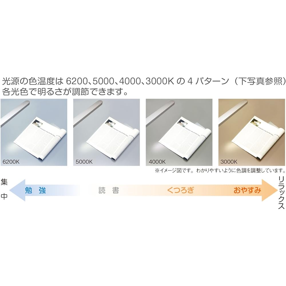 Yamada Lighting Z-LIGHT LED desk light silver dimming color model Z-S7000SL