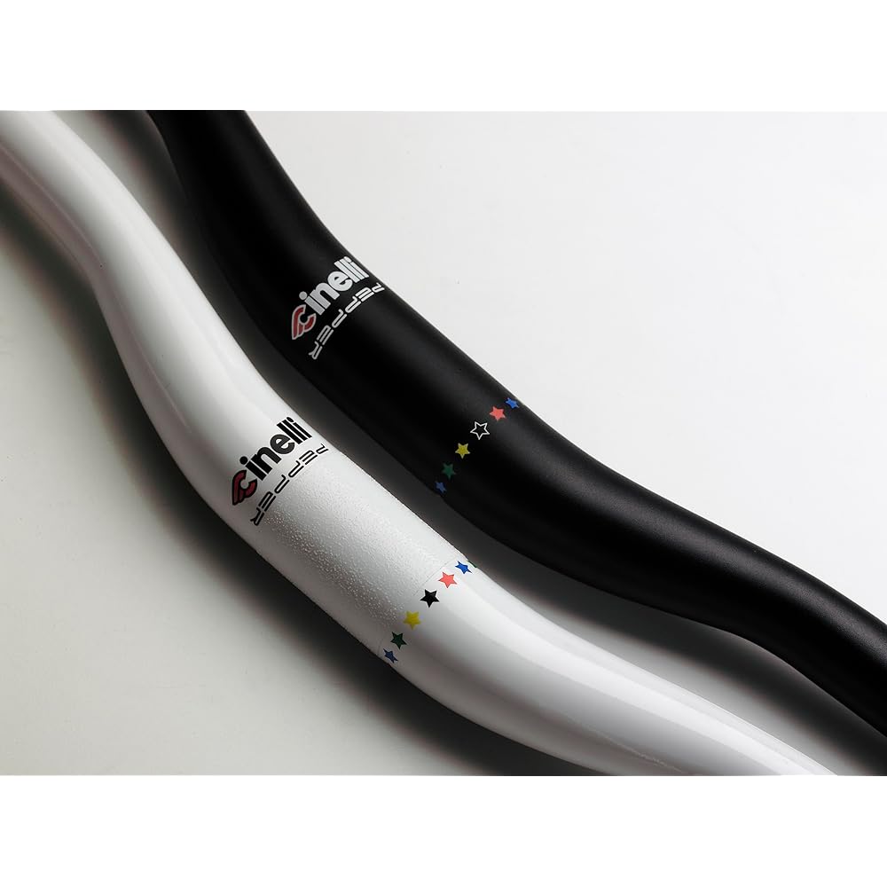 cinelli Bicycle MTB BMX Mountain Road Bike Handle Bar HANDLEBAR PEPPER BLACK ANODIZED 31.8-53 Pepper Black 31.8 / 53 CU4PPN53