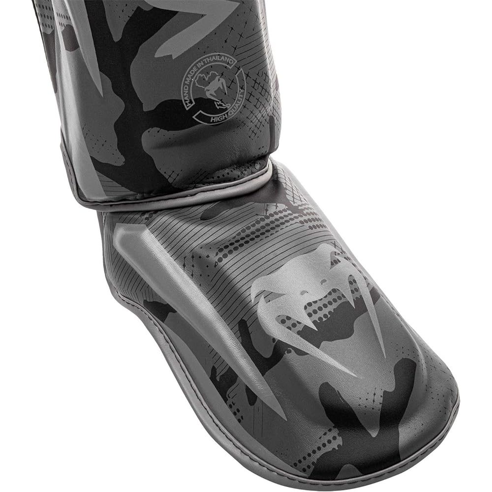 VENUM Elite Shin Guards Black/Dark Camo VENUM-1394-536