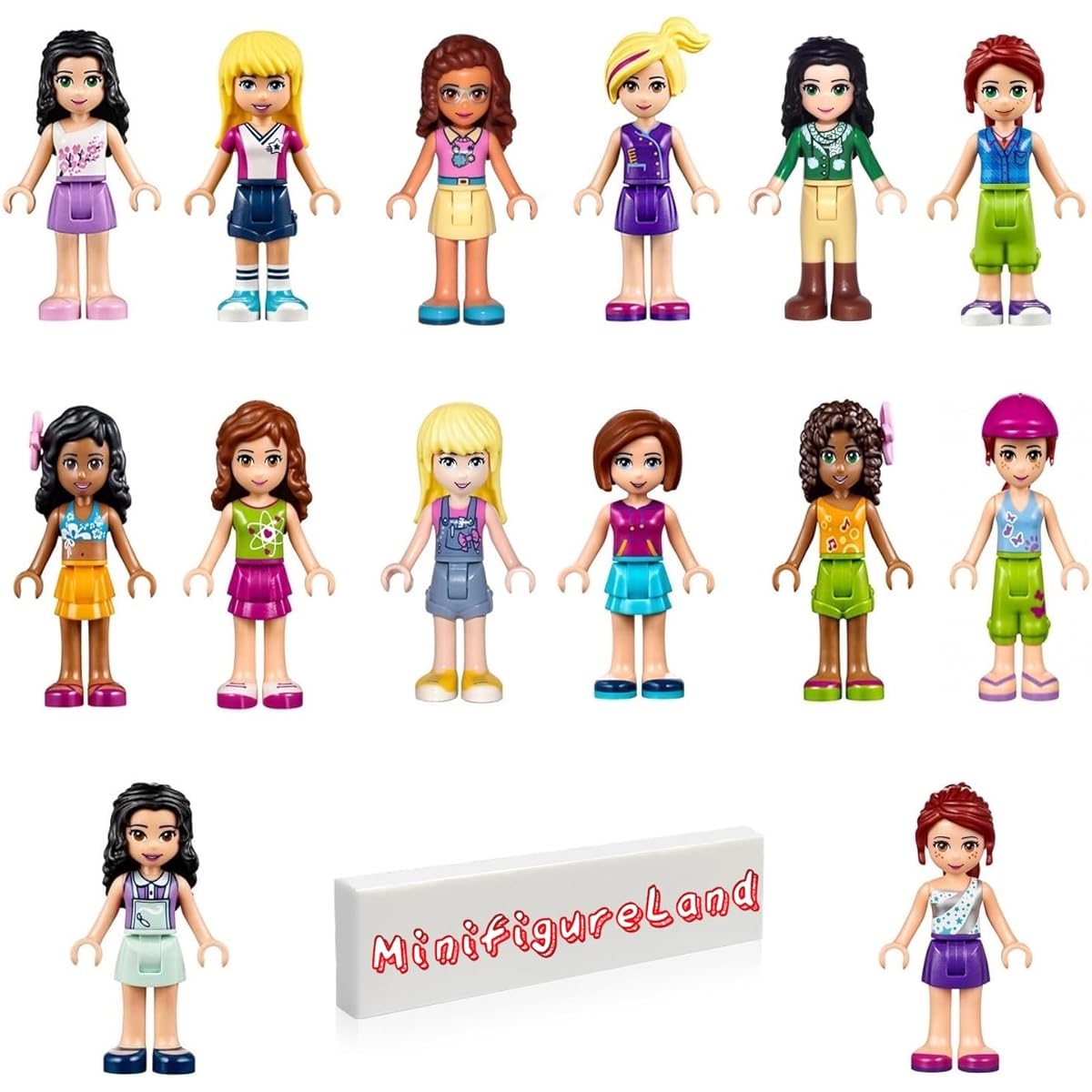 LEGO Friends Minifigure – Stephanie (with snowboard, ski helmet & pants) 30402