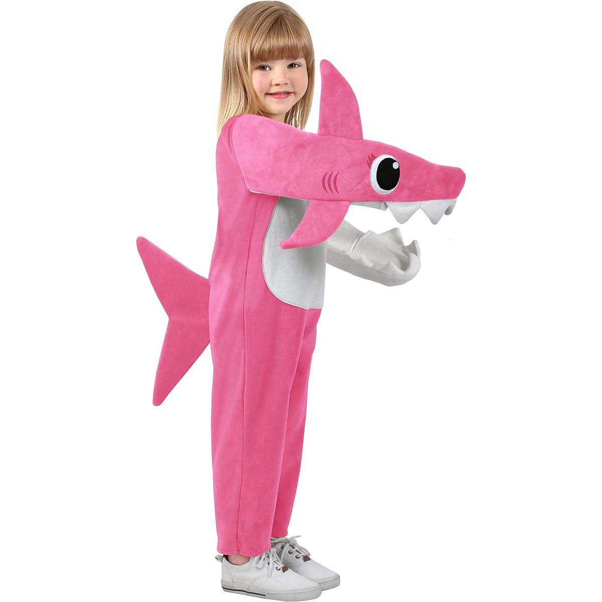 Pink Mama Shark Deluxe Kids Costume