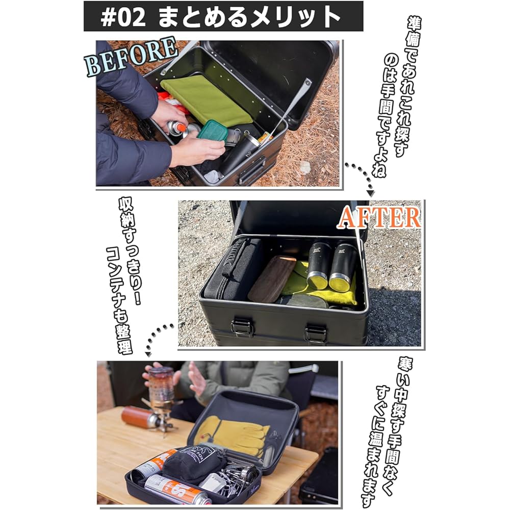 FUTUREFOX Heater Attachment Dedicated Storage Case Single Burner CB Can Storage